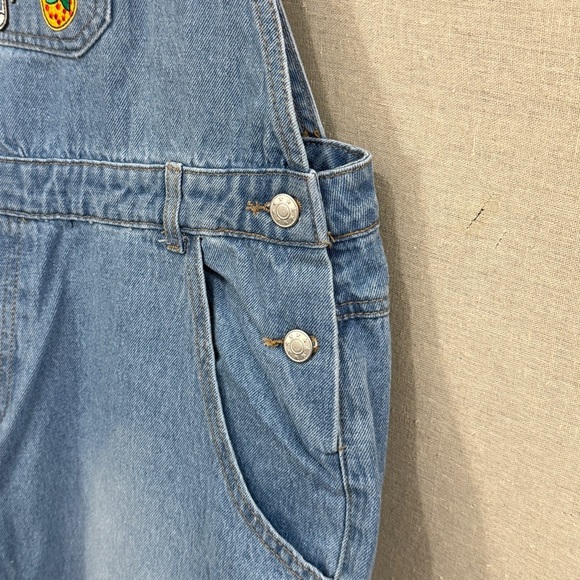 Curtain Call Costume Overalls Patches Adult A2X - Picture 8 of 15